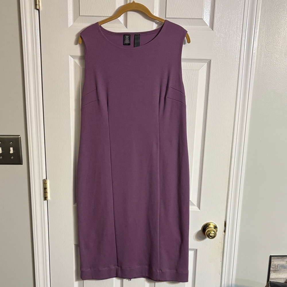 Chic Sleeveless Purple Dress